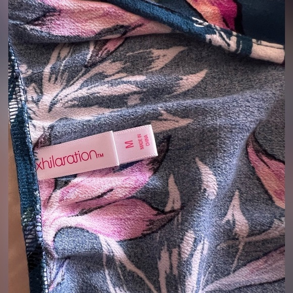 Xhilaration Floral Shoulder Off Dress, Size M Open , Tie One Button Summer Beach - Picture 11 of 16